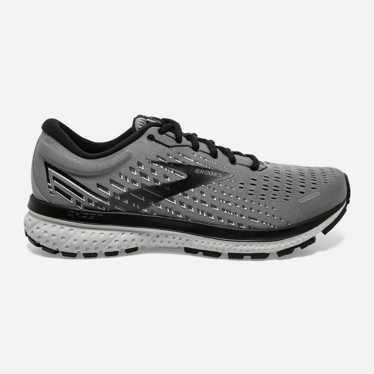 Brooks Ghost 13 Mens Road Running Shoes - Primer Grey/Pearl/Black - Philippines (571689RNZ)